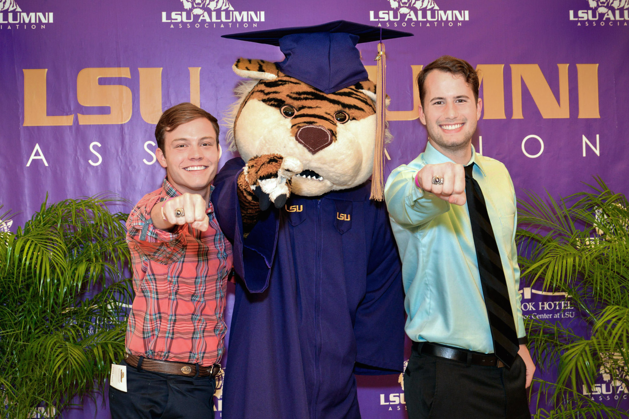 photo: LSU main commencement ceremony.