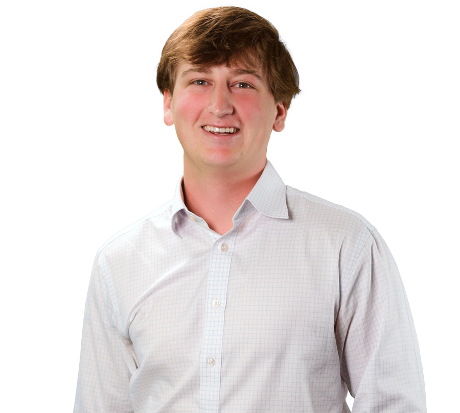 Eli Shortess in a white shirt