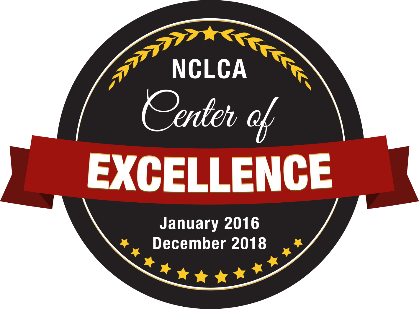 Graphic of NCLCA logo for 2016-2018