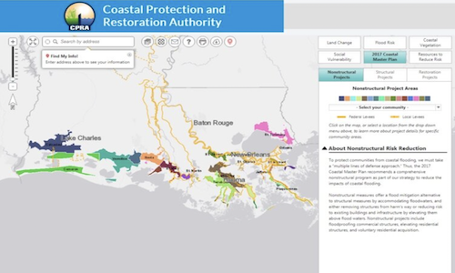 The CPRA Flood Risk and Resilience Viewer Tool