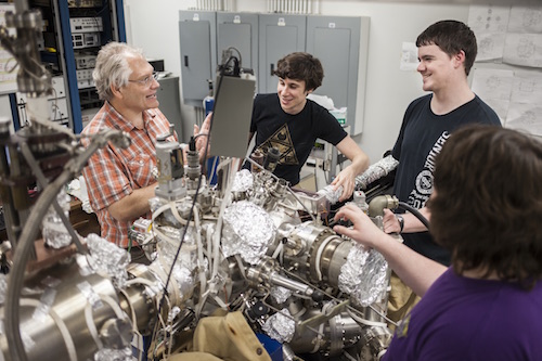 students in lab